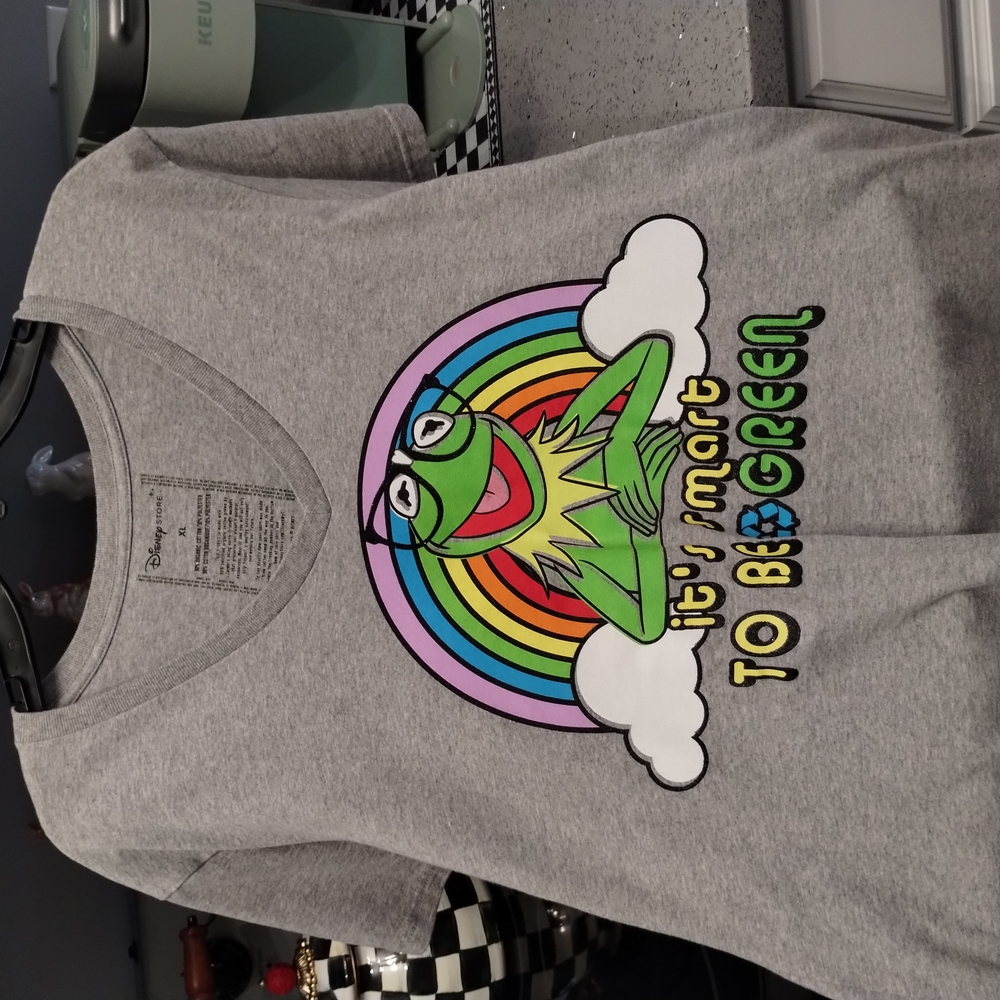 Gray Kermit the Frog Kids T-Shirt
